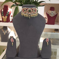 Nabeela antique polki set