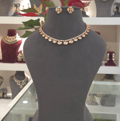 Mahi polki necklace set