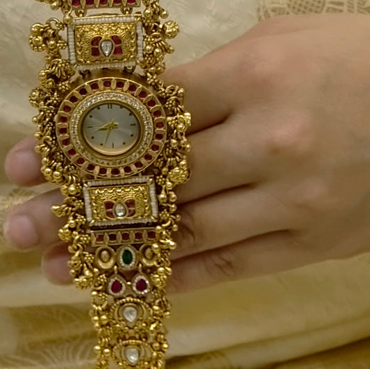 Rubina antique gold watch