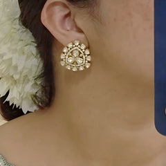 Niharika moissanite studs