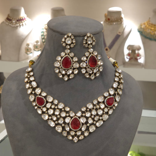 Meher uncut polki set