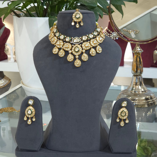 Varsha moissanite neckline set