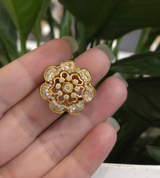 Shanvi moissanite polki set