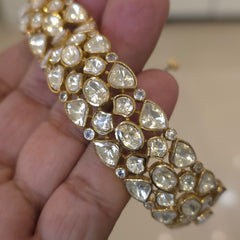 Aavni moissanite polki bangles