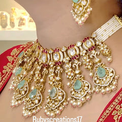 Gautami bridal polki set