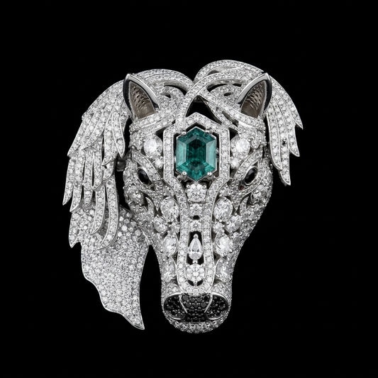 Horse Ad brooch
