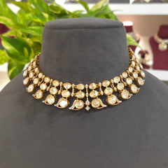 Shiksha moissanite polki set