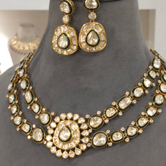 Anukriti moissanite polki set