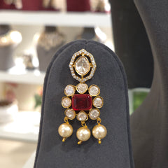 Mishti moissanite polki set
