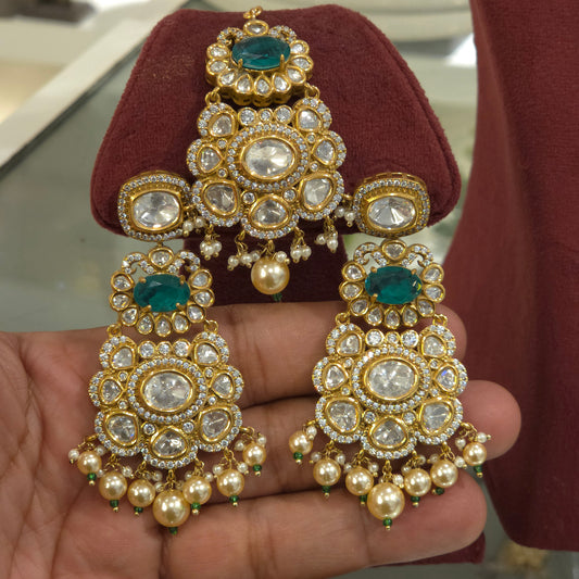 Vinayak polki bridal set