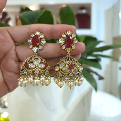 Kostuki polki jhumka