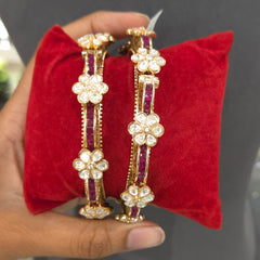 Saman antique polki bangles