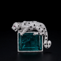Jaguar Ad brooch