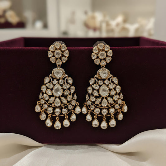 Aks Moissanite chaandbali