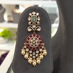 Suparna polki  necklace set