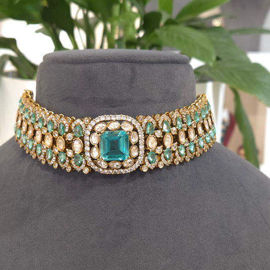Niti moissanite polki set