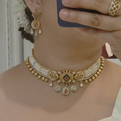 Arushi Antique Choker Necklece Set