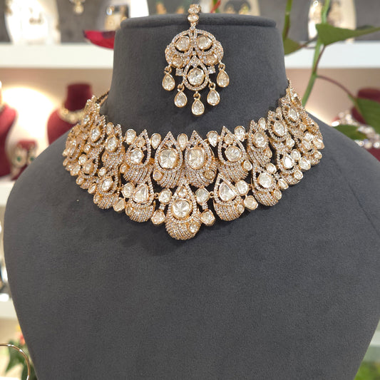 Masha polki necklace set