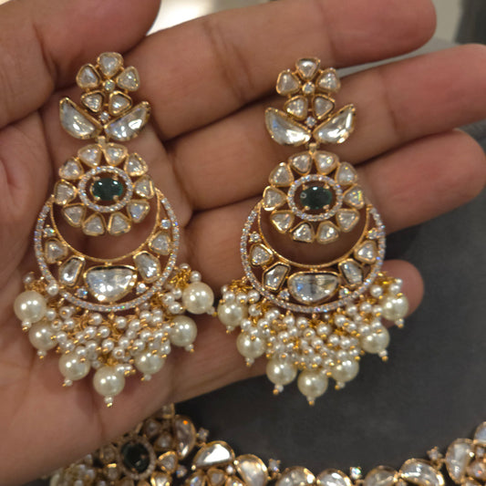 Vaani polki neckline set