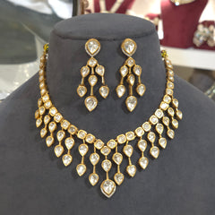 Paro polki necklace set