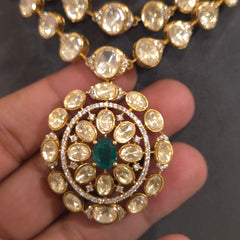 Meetali moissanite polki set