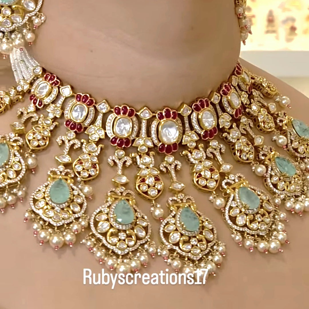 Gautami bridal polki set