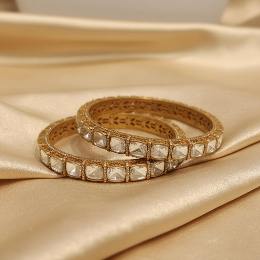 Aajanta moissanite bangles