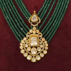 Dhara moissanite polki set