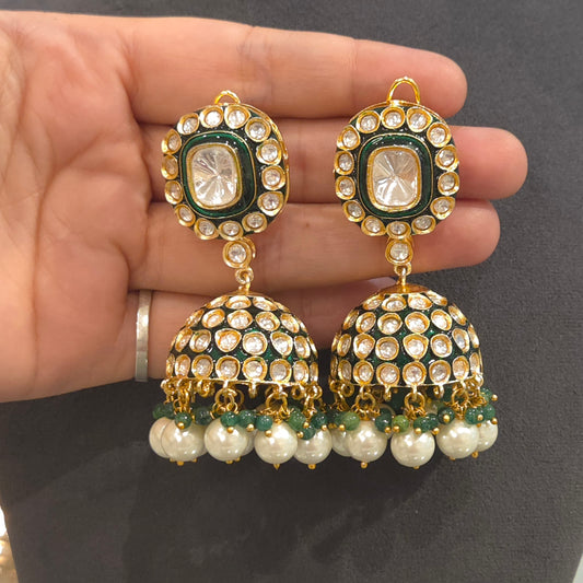 Simran polki earrings