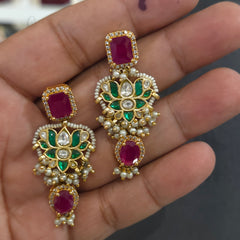 Diwan nizaam moissanite polki set