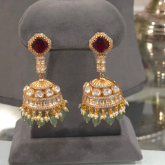 Heena moissanite polki choker set