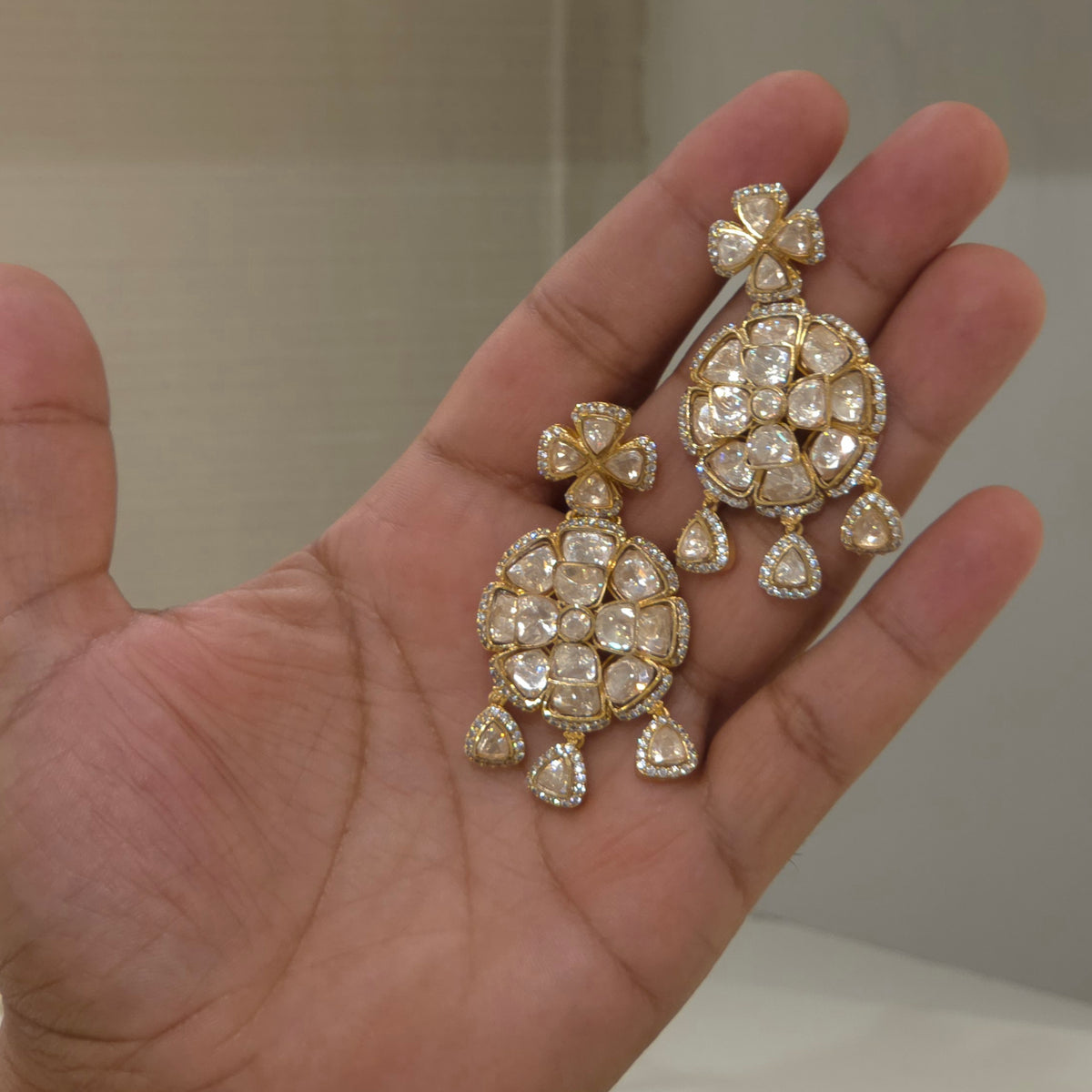 Ayla polki earrings