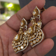 Vibha moissanite polki choker set