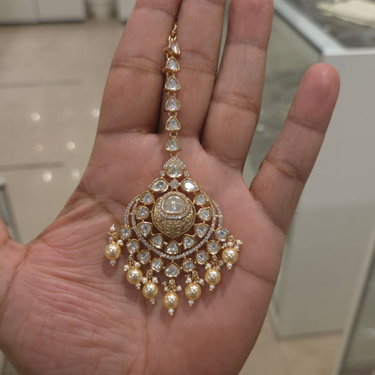 Anika polki maangtikka