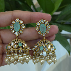 Kostuki polki jhumka