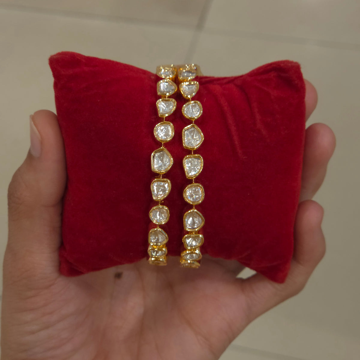 Kusum polki bangles