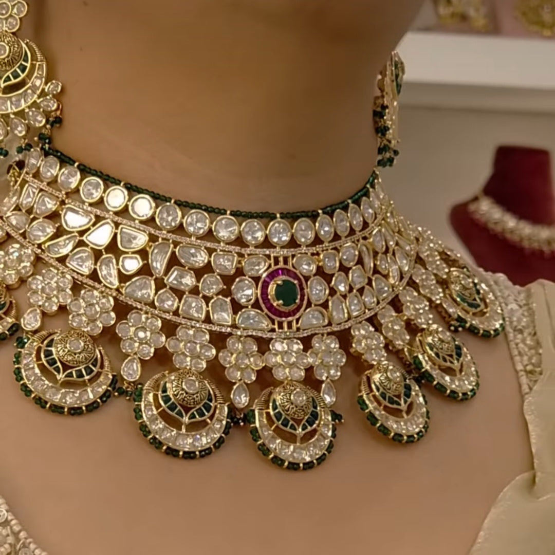 Mehraab bridal polki set