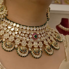 Mehraab bridal polki set