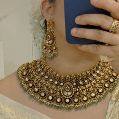 Ragalia antique gold polished set