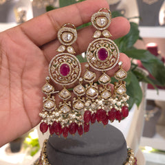 Kavneet victorian polki bridal set
