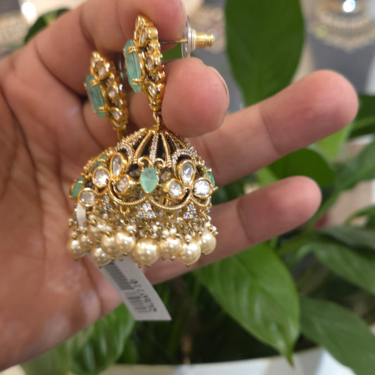 Kostuki polki jhumka