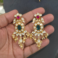 Shaami moissanite polki choker set