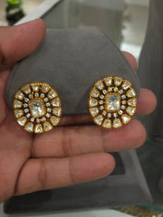 Jasmine moissanite polki set
