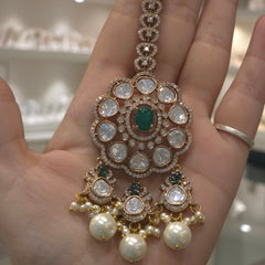 Zareen moissanite Tikka