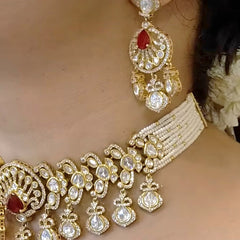 Spring Polki choker set