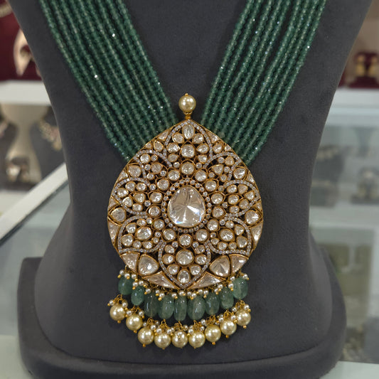 Mehraaz Mossonite polki p.set
