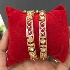 Rajni polki bangle