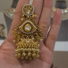 ALOKIKA polki jhumka