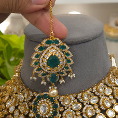 Smitha polki necklace set