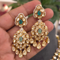 Muskaan moissanite polki set